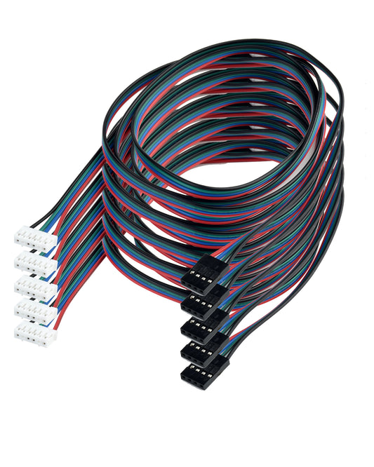5 Stück Schrittmotor Kabel Schrittmotorkabel 100 cm 1m lang für NEMA 17 in Reprap - Euroharry GmbH
