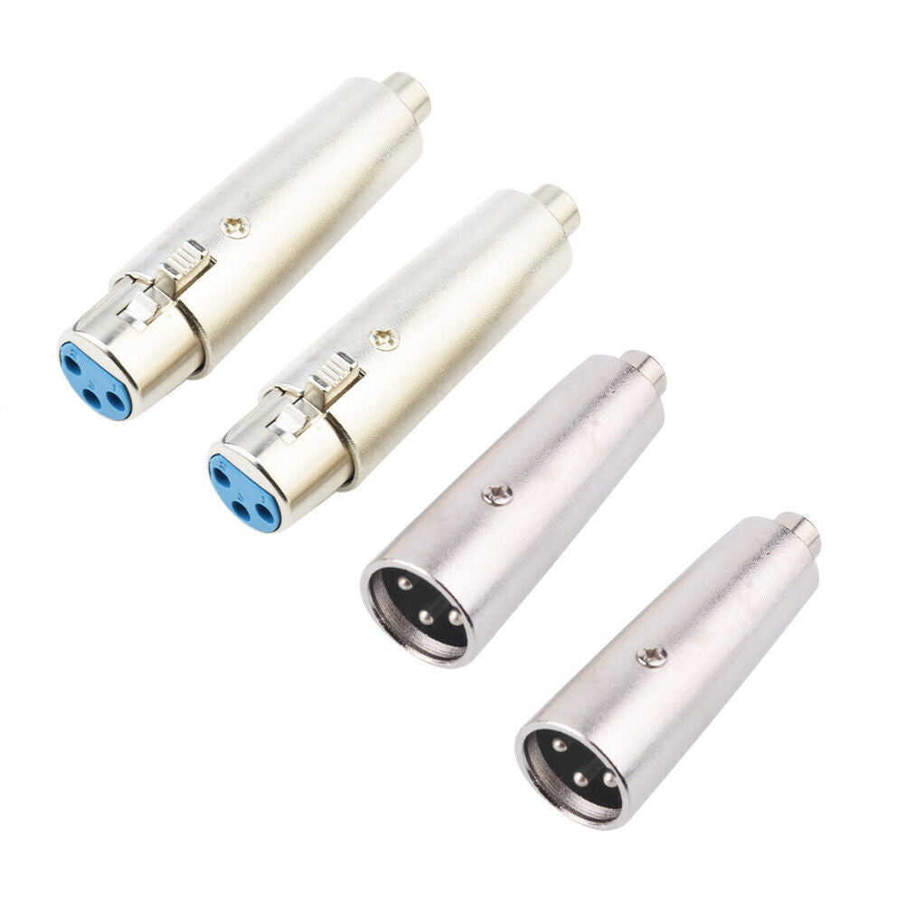 XLR-auf-Cinch-Adapter für Audiomikrofon, 3-polig, XLR-Buchse auf Cinch-Buchse - Euroharry GmbH