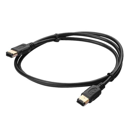1m IEEE-1394 FireWire-Kabel 6P-6P Für DV-Camcorder 2 Stück