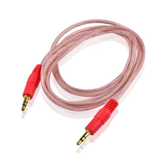 Euroharry GmbH 1.5m 3.5mm AUX audio extension cable with male-to-male connectors for headphones and car audio systems.