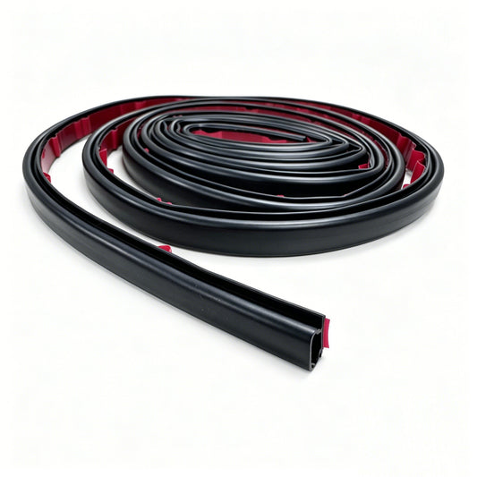 Self-adhesive 1.8m 9x6mm rubber door seal strip from Euroharry GmbH, flexible waterproof gasket for doors and windows.