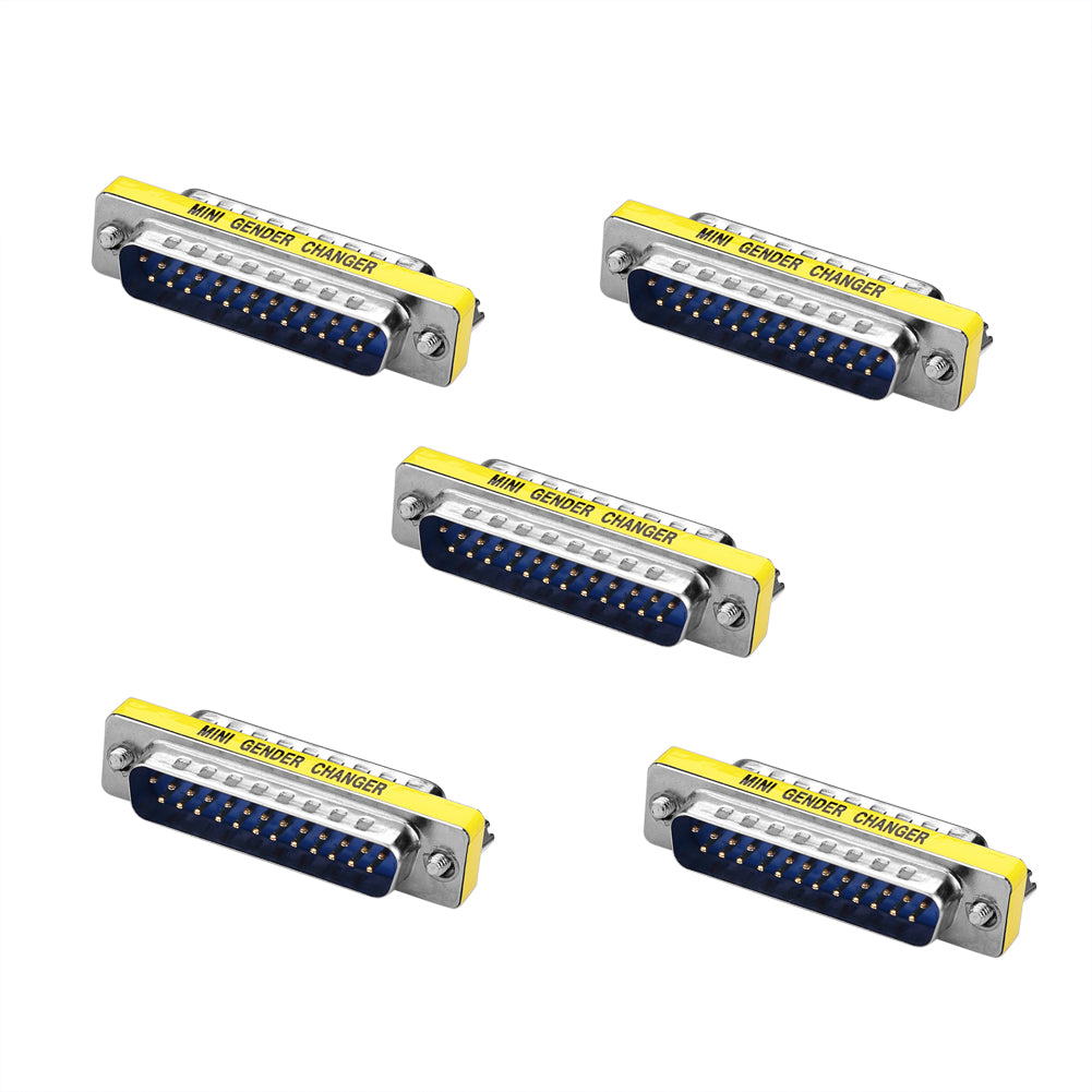 DB25 weiblich zu weiblich männlich zu männlichen parallelen Port Adapter Kuppler Kopf Mini Geschlecht Ladegerät