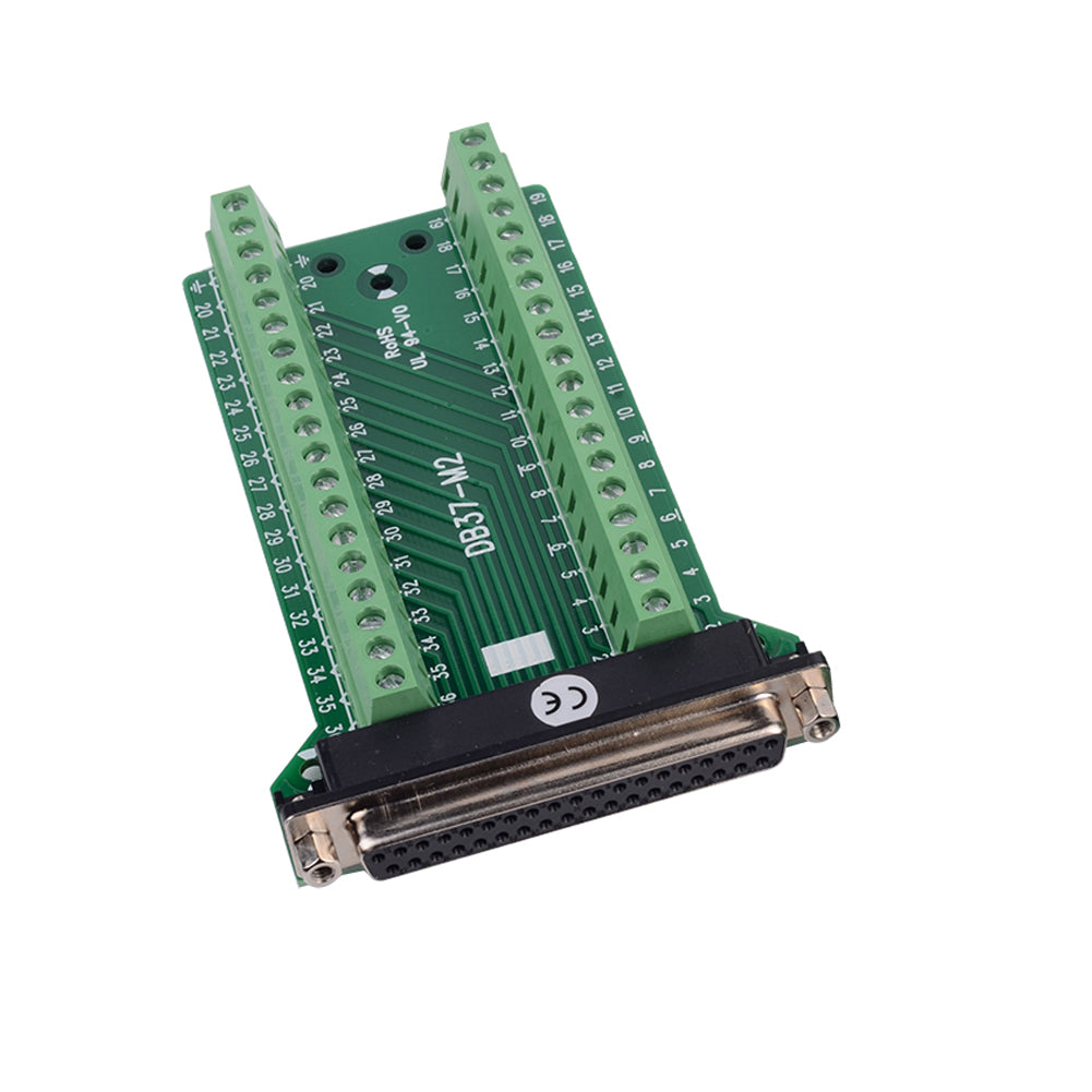 DB37 D-SUB Außer Adapter zu 37 Pin Terminal 2 Zeile Schraube Breakout Board - Euroharry GmbH