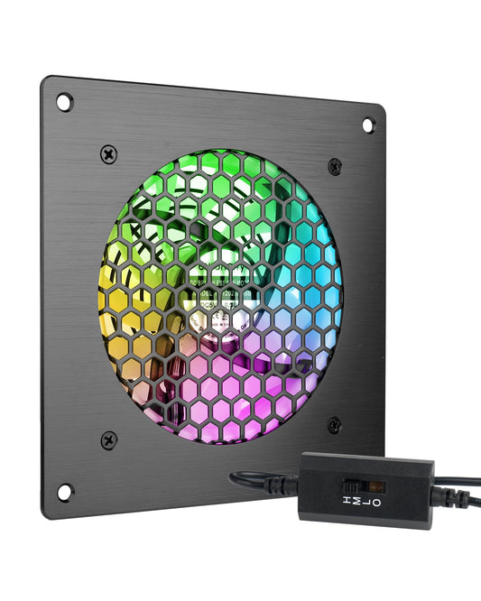 USB Lüfter 120 mm LED Beleuchtet – 3-stufig, Alurahmen, 5V | euroharry