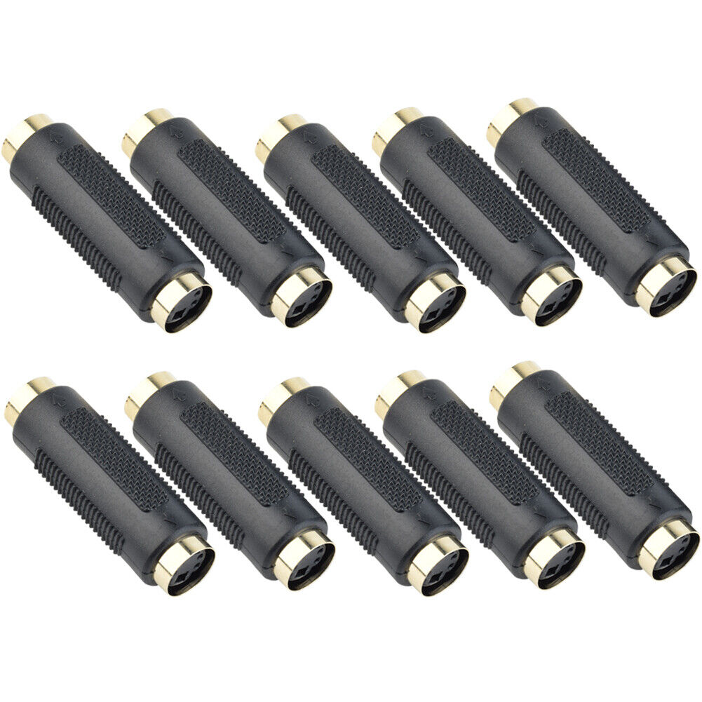 S-Video Buchse auf Buchse Mini Din 4 PIN Composite Kabeladapter, Geschlechtsänderung Koppler Verlängerungsstecker Adapter - Euroharry GmbH