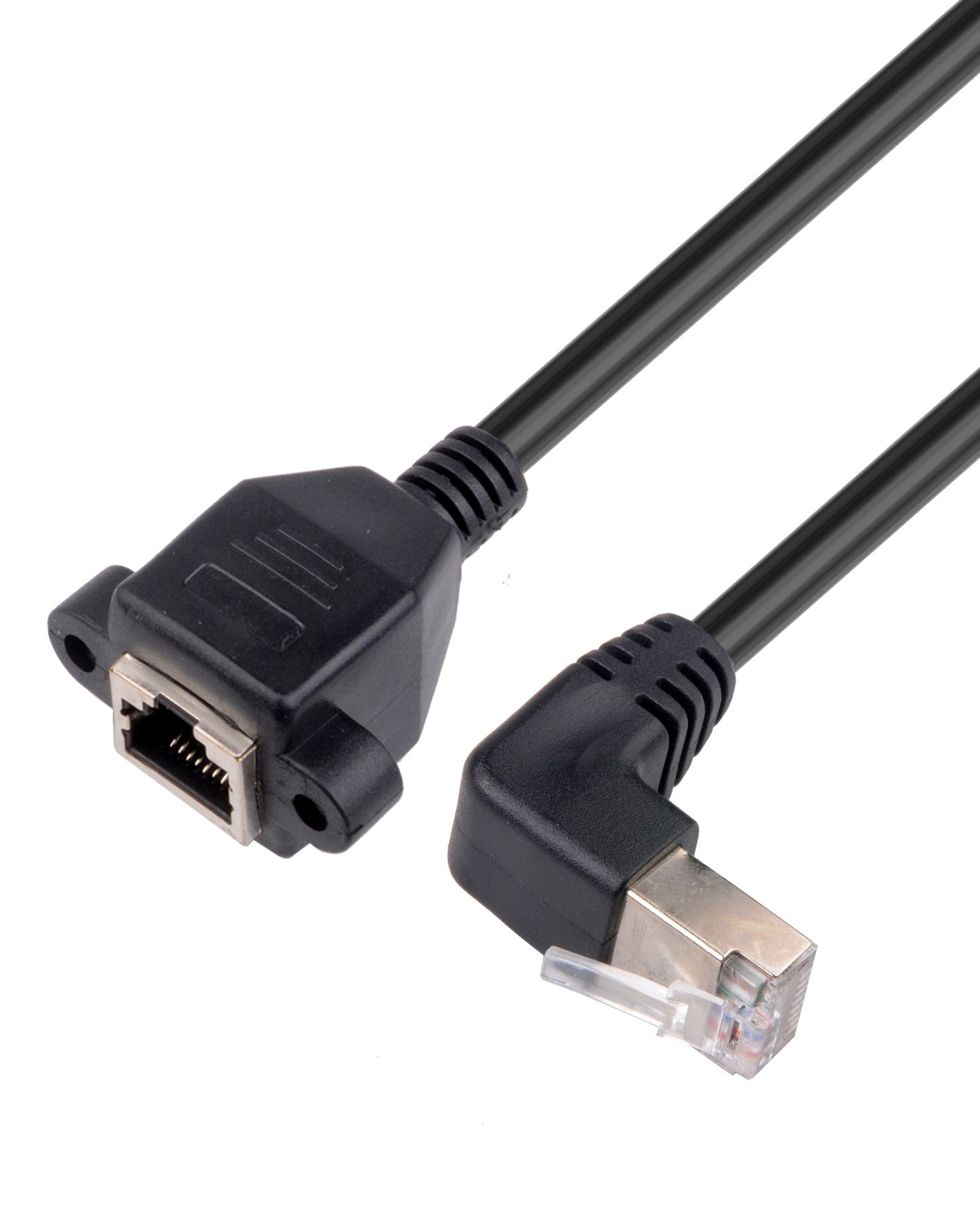 RJ45-Stecker auf Buchse Ethernet-Verlängerungskabel, , CAT6/5e/5, geschirmt - Euroharry GmbH
