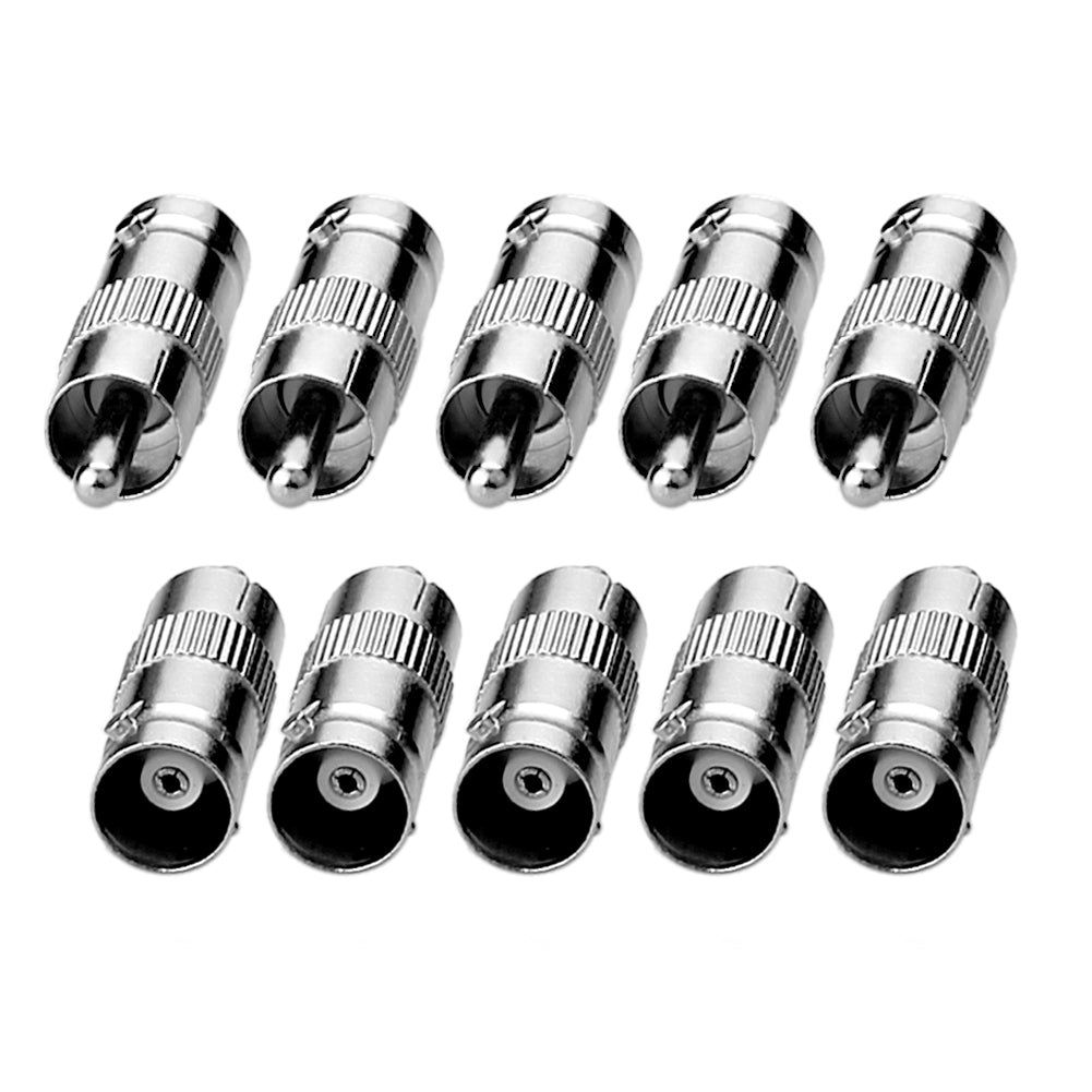 BNC Buchse Auf RCA Stecker Video Audio Adapter Konverter Für Überwachung CCTV - Euroharry GmbH
