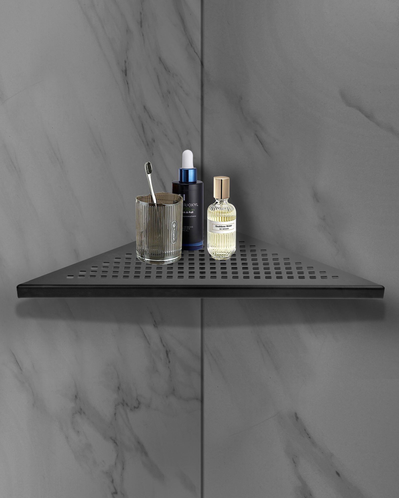 Eckablage Duschablage Edelstahl Duschkorb Eingebaute Duschkorb für Badezimmer Shampoo Halter - Euroharry GmbH