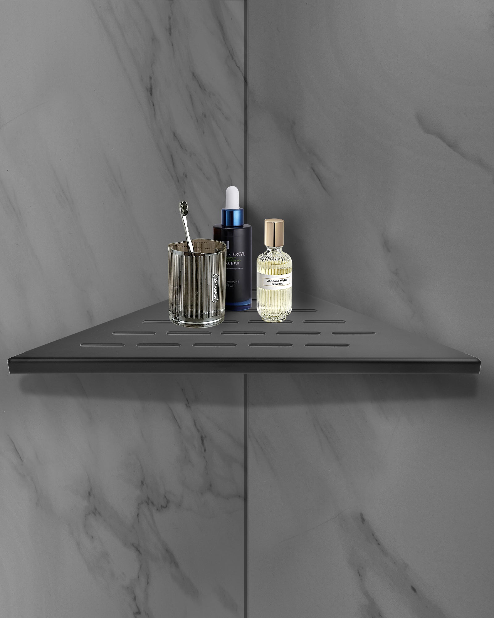 Eckablage Duschablage Edelstahl Duschkorb Eingebaute Duschkorb für Badezimmer Shampoo Halter - Euroharry GmbH