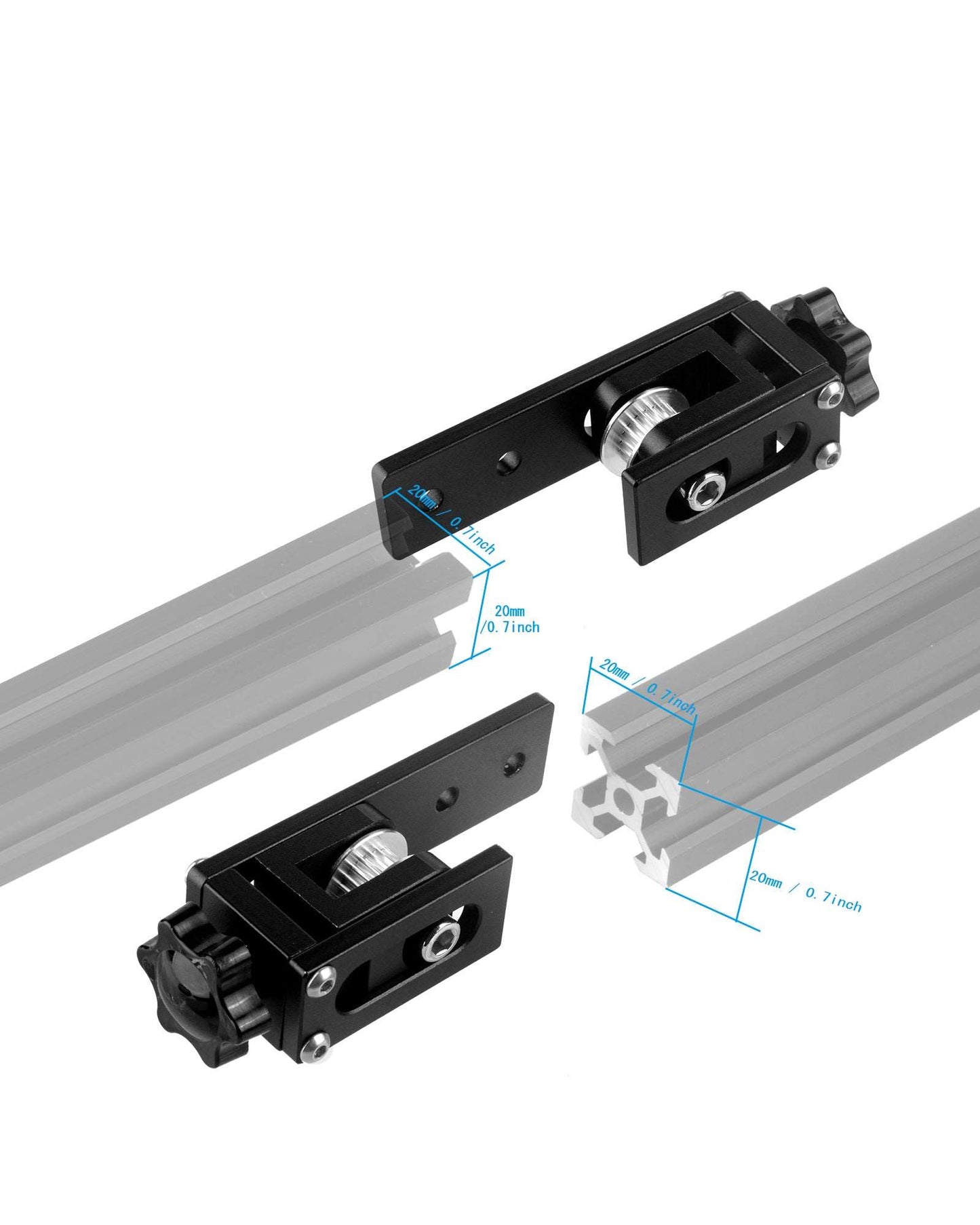 3D Riemenspanner Zahnriemen Stretch Straighten Spanner  Upgrades für Creality Ender 3 Pro Ender 3 V2 3D-Drucker