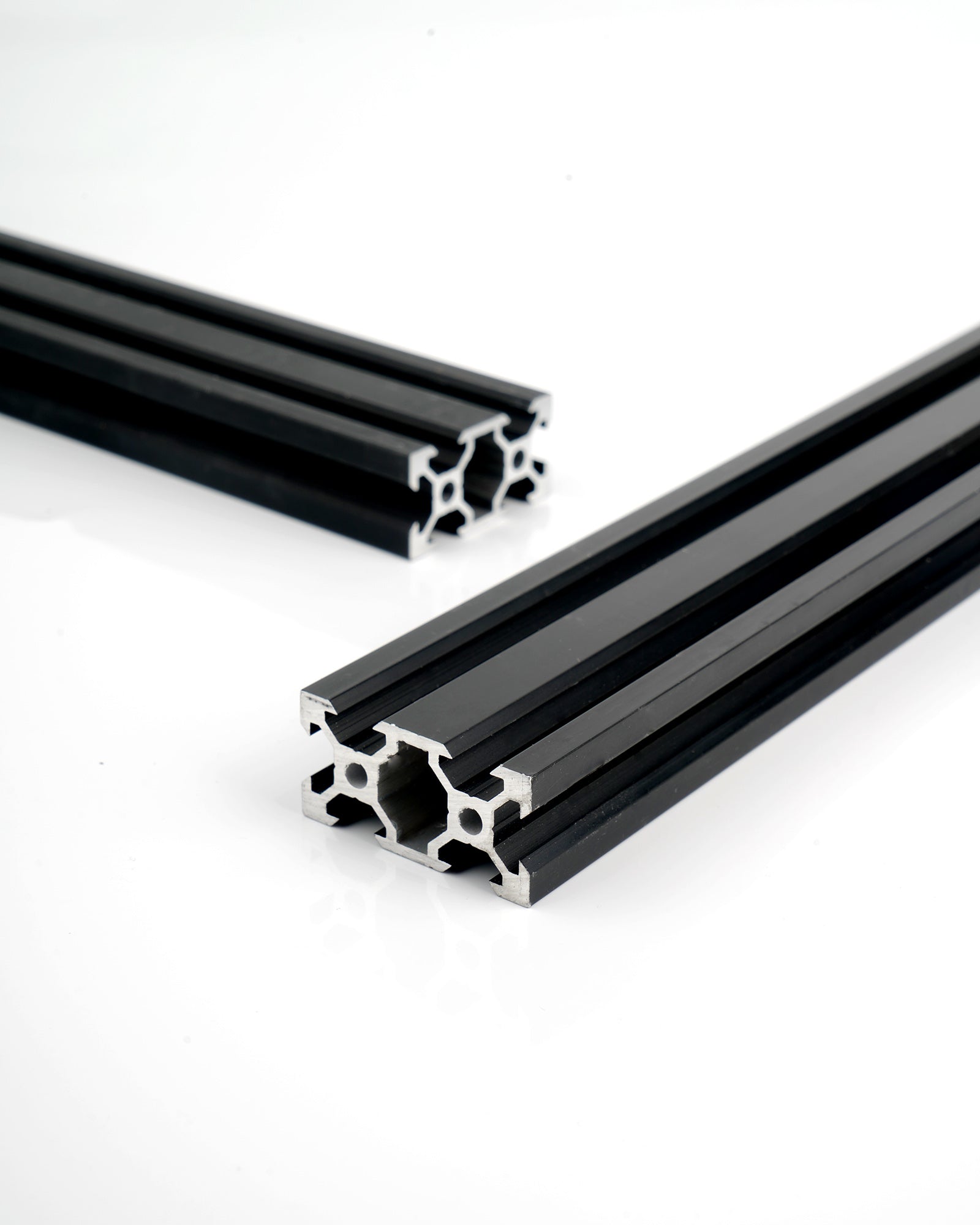 2 Stück 2040 V Typ Schwarz Europäischer Standard Eloxierte Linearschiene Aluminiumprofilextrusion für DIY 3D-Drucker und CNC-Maschinen - Euroharry GmbH