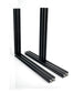 2 Stück 2040 V Typ Schwarz Europäischer Standard Eloxierte Linearschiene Aluminiumprofilextrusion für DIY 3D-Drucker und CNC-Maschinen - Euroharry GmbH