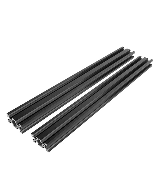 2 Stück 2040 V Typ Schwarz Europäischer Standard Eloxierte Linearschiene Aluminiumprofilextrusion für DIY 3D-Drucker und CNC-Maschinen - Euroharry GmbH
