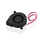 Two 12V radial cooling fans for 3D printers and humidifiers, 50x15mm, from Euroharry GmbH, shown in the image.