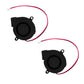 Two Euroharry GmbH 12V radial cooling fans for 3D printers, 50x15mm, shown mounted on a 3D printer component.