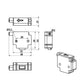 Euroharry GmbH 1.75mm Faden-Entdeckungs-Modul with 3D pause monitor sensor for filament detection in 3D printers.