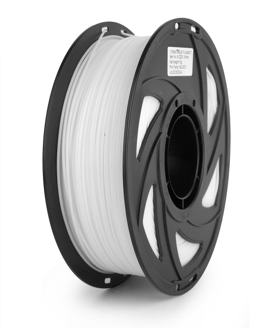 TPU Filament Weiß Opaque für 3D Drucker 1,75mm 1KG | euroharry