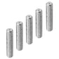 Set of 10 extrusion pipes and 5 brass nozzles for MK8 3D printers, 30mm length, suitable for Makerbot and Reprap models.