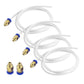 4 x PTFE Teflon Schlauch Tube Weiß+ 6xPC4-M6 Pneumatische Schnellverschraubung - Euroharry GmbH