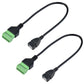 USB Typ C / USB 2.0 male/female zu 5-Pin-Schraubklemme Block Stecker Adapter(euroharry) - Euroharry GmbH