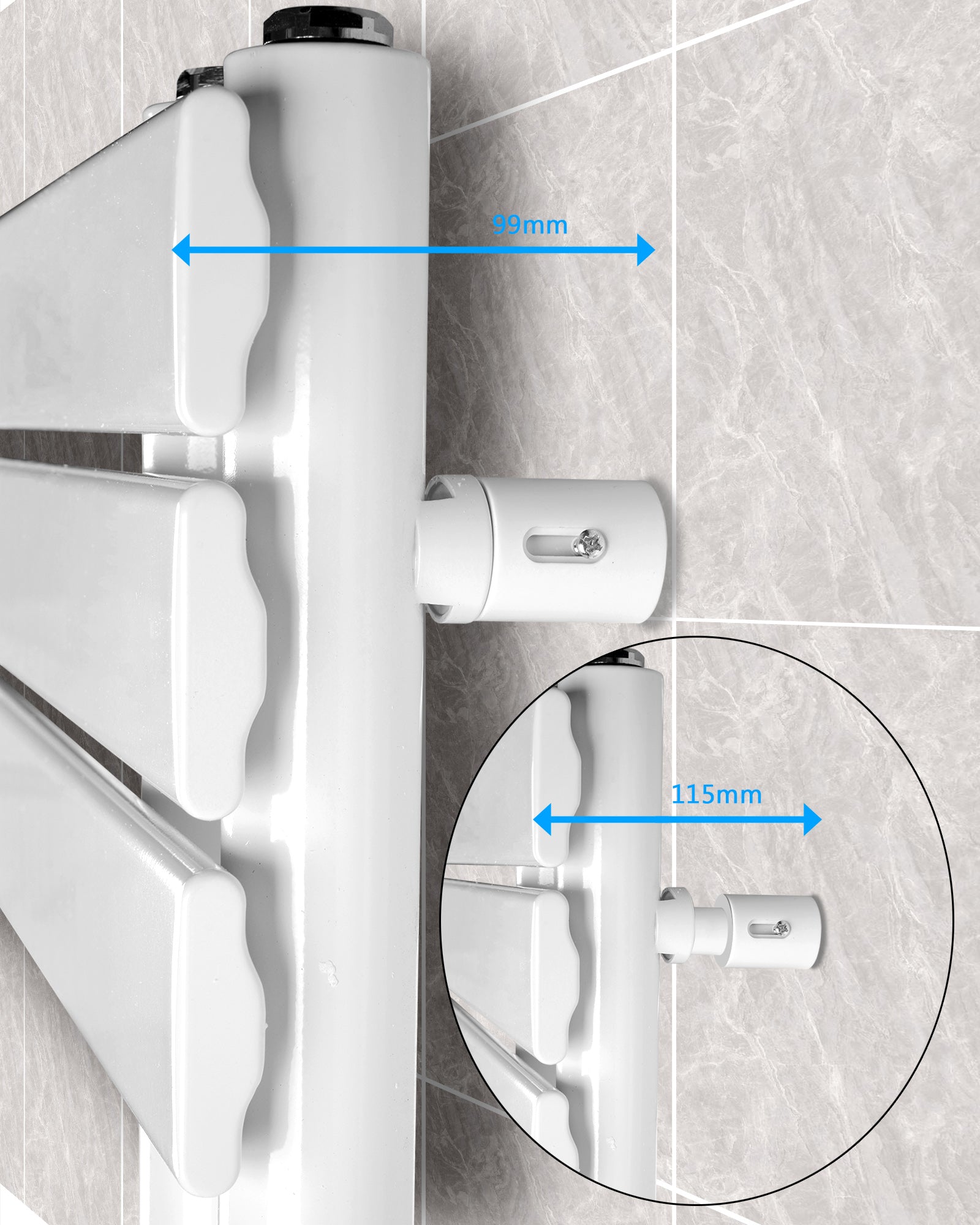 andtuchheizkörper Badheizkörper Seitenanschluss Bad Handtuchhalter Design Heizkörper Badezimmer Handtuchtrockner - Euroharry GmbH