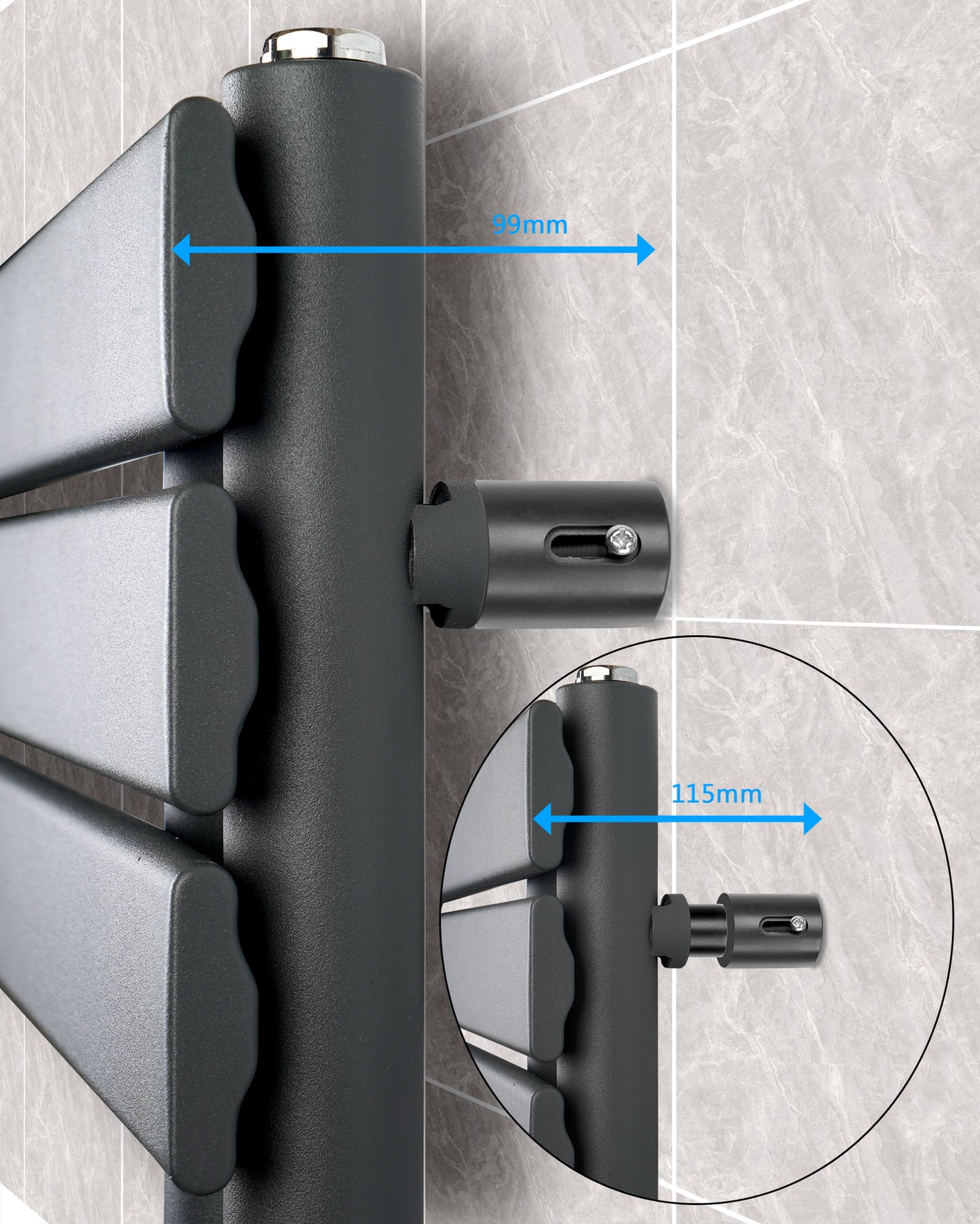 andtuchheizkörper Badheizkörper Seitenanschluss Bad Handtuchhalter Design Heizkörper Badezimmer Handtuchtrockner - Euroharry GmbH