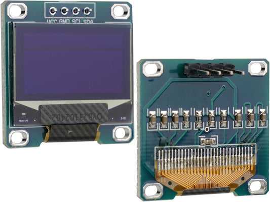 0.96 Zoll IIC I2C seriell 128x64 OLED LCD Display LCD-Modul für Arduino AVR PIC STM32 - Blaue Schrift - Euroharry GmbH