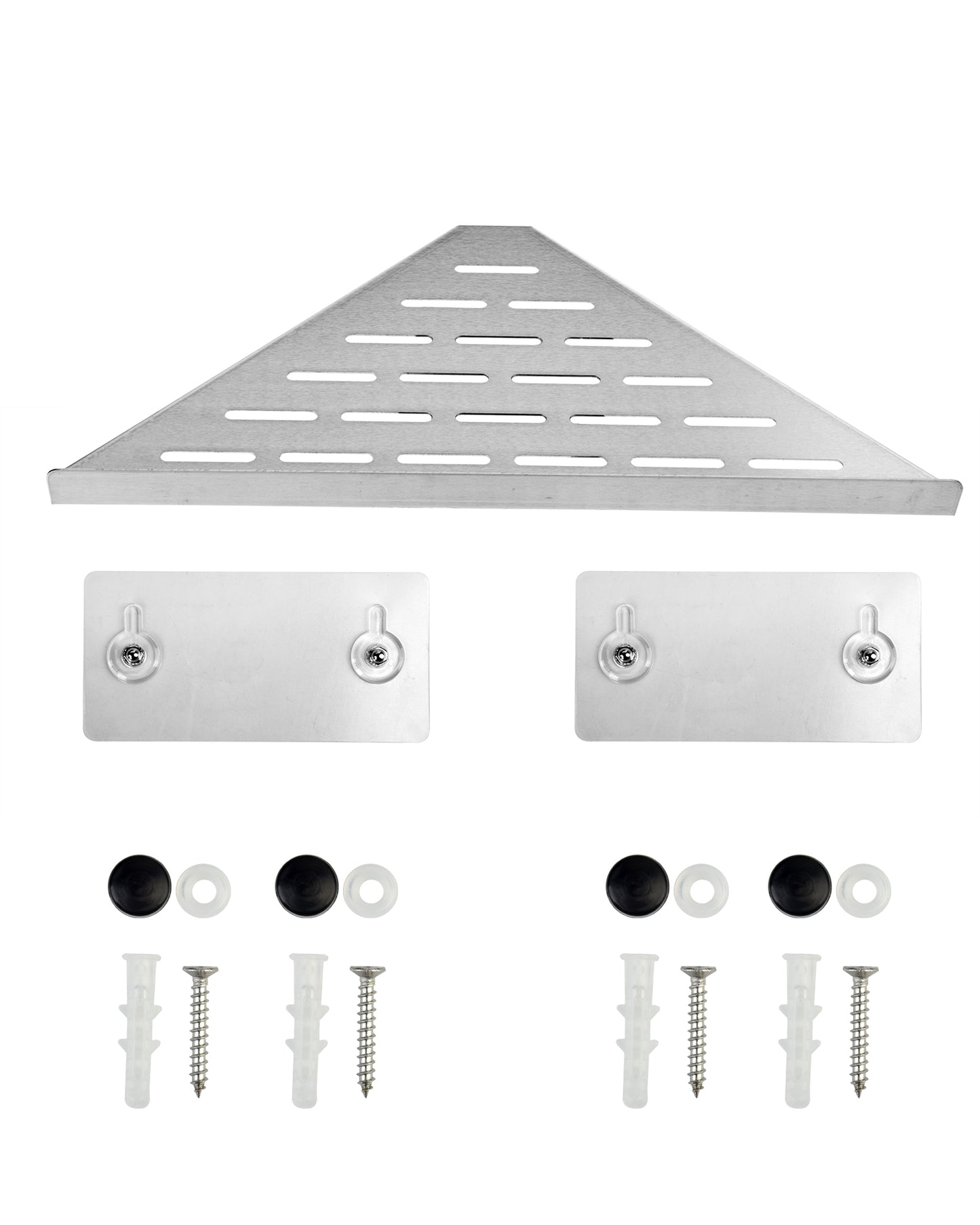 Eckablage Duschablage Edelstahl Duschkorb Eingebaute Duschkorb für Badezimmer Shampoo Halter - Euroharry GmbH