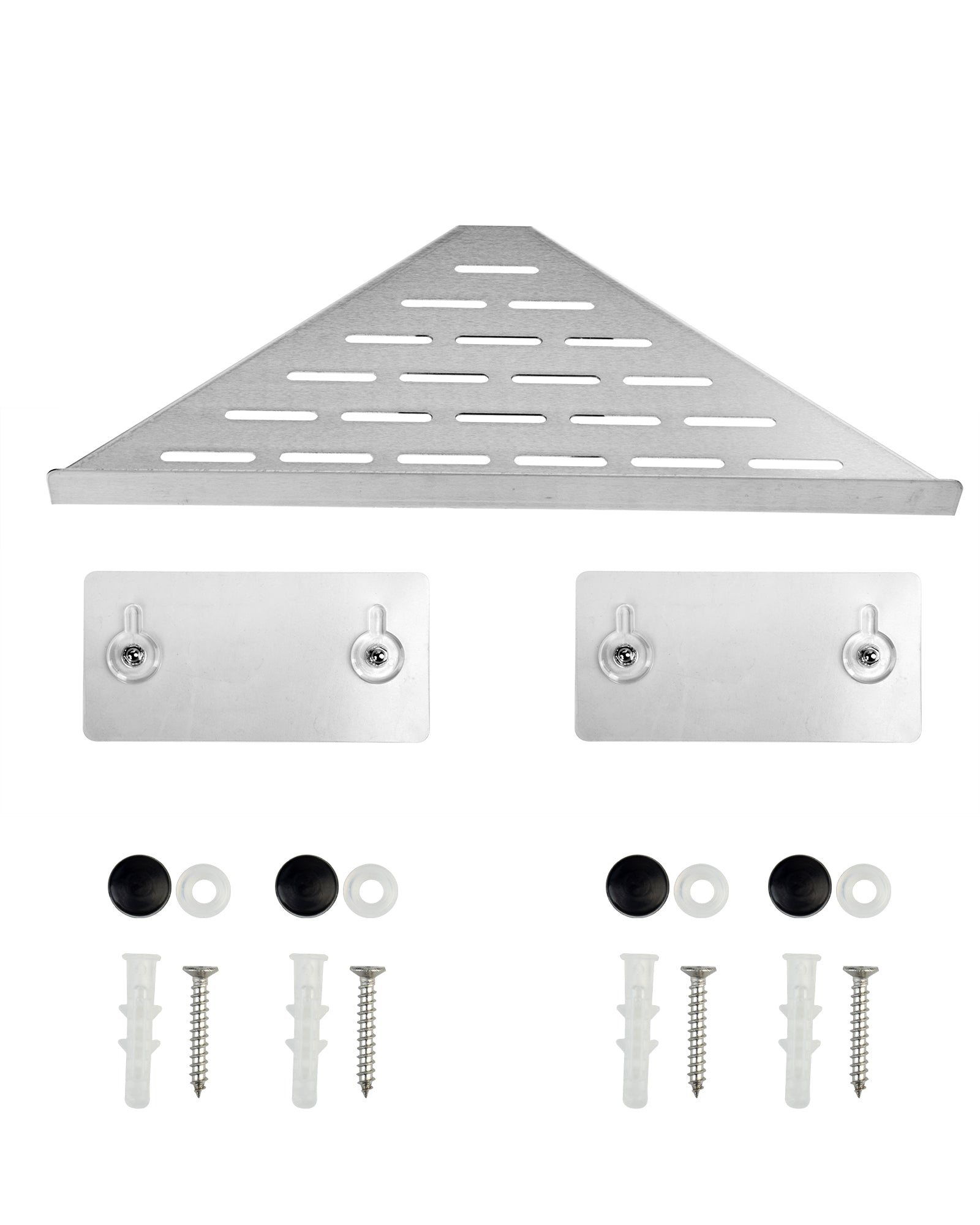 Eckablage Duschablage Edelstahl Duschkorb Eingebaute Duschkorb für Badezimmer Shampoo Halter - Euroharry GmbH