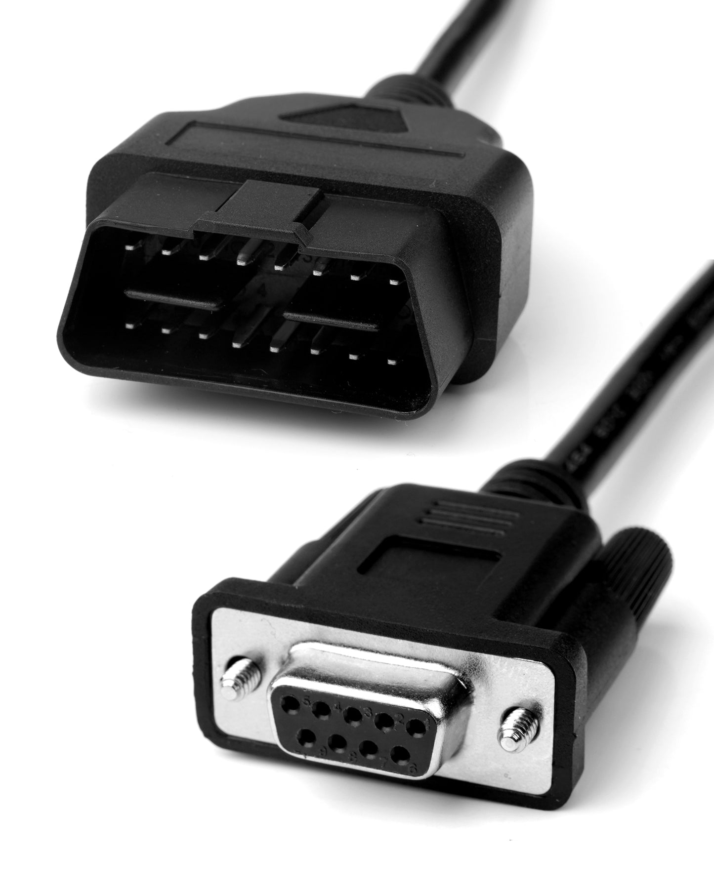 Diagnose-Verlängerungskabel, 16-poliges für OBD2-zu-RS232-DB9-Auto-Diagnose-Schnittstellenadapter-Verlängerungskabel-Anschluss für OBD-II-Motorsystem-Diagnosewerkzeuge - Euroharry GmbH