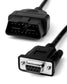 Diagnose-Verlängerungskabel, 16-poliges für OBD2-zu-RS232-DB9-Auto-Diagnose-Schnittstellenadapter-Verlängerungskabel-Anschluss für OBD-II-Motorsystem-Diagnosewerkzeuge - Euroharry GmbH