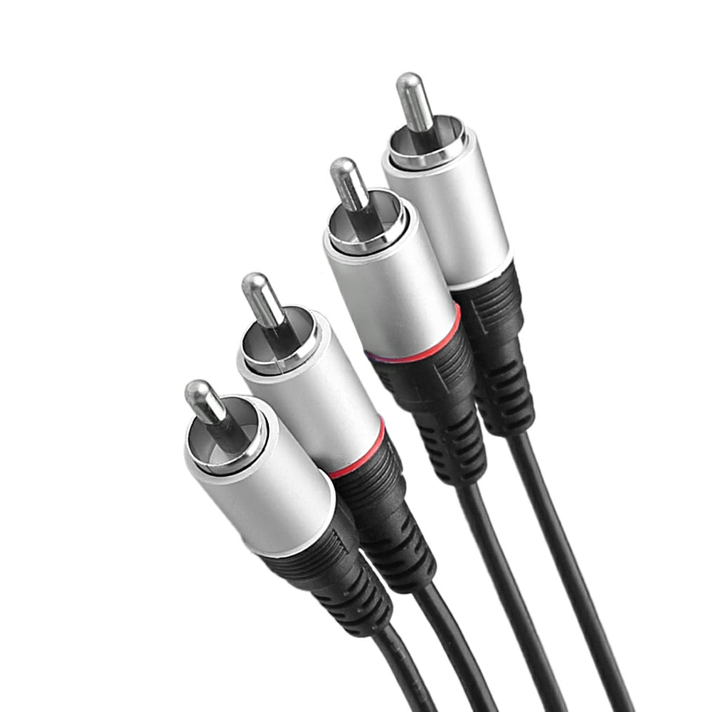 2m 2 RCA zu 2 RCA Twin Phono Audio Subwooferkabel