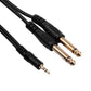 euroharry）1,5M Stereo 3.5mm Klinke auf Dual 6.35mm Mono Y AudioKabel Audio Splitter Kabel - Euroharry GmbH