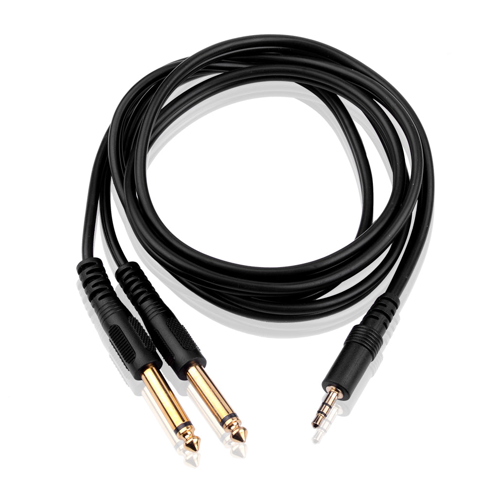 euroharry）1,5M Stereo 3.5mm Klinke auf Dual 6.35mm Mono Y AudioKabel Audio Splitter Kabel - Euroharry GmbH