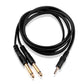euroharry）1,5M Stereo 3.5mm Klinke auf Dual 6.35mm Mono Y AudioKabel Audio Splitter Kabel - Euroharry GmbH