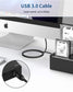 Euroharry GmbH 100cm USB 3.0 Druckerkabel with USB B Stecker to USB Type C for data transfer and charging