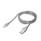 Typ A USB 2.0 auf Typ C 3.1 Daten Schnelllade kabel aus Edelstahl - Euroharry GmbH