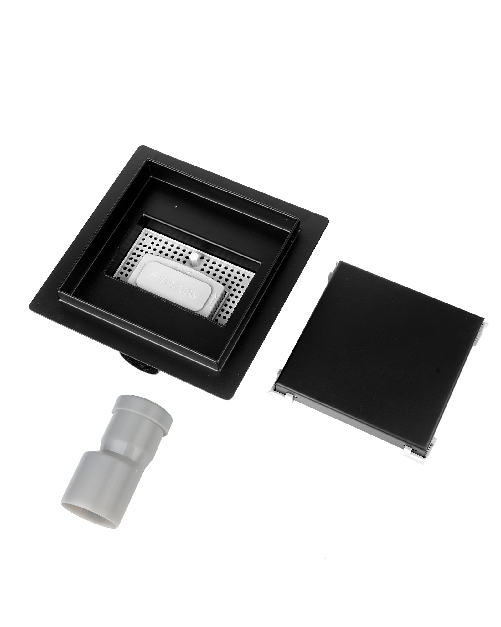 Edelstahl Duschrinne Bodenablauf Abflussrinne Duschablauf Ablauf Befliesbar -2 in 1 *befliesbar und geschlossen - Euroharry GmbH