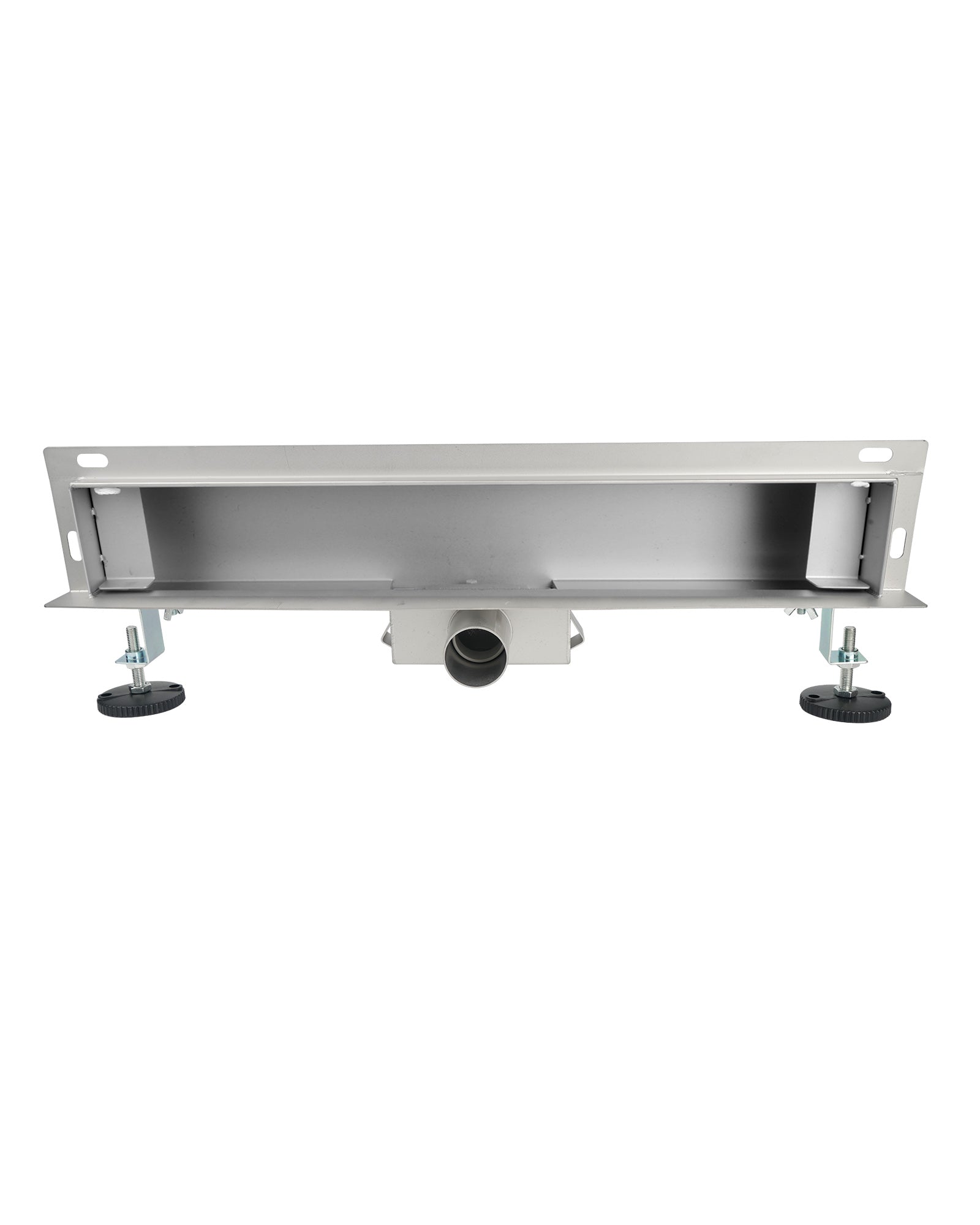 Duschrinne, Edelstahl Komplettset Wandablauf Wandmontage Befliesbar Haarsieb Rinne mit Siphon Montagefüße Inklusive Doppelkammer Bodenablauf - Euroharry GmbH