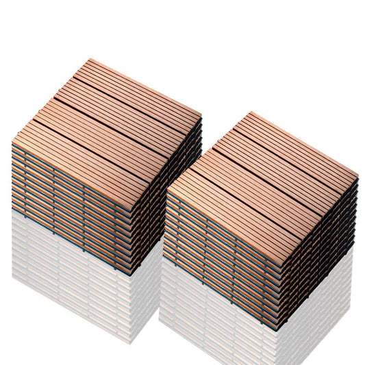 1㎡ 30x30 cm WPC Fliese Terrassenfliesen Klickfliese balkonfliesen - Euroharry GmbH