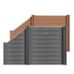 WPC Zaun Garten Sichtschutzzaun Komplettset from Euroharry GmbH, featuring durable WPC panels for privacy and outdoor fencing.