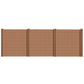 WPC Zaun Garten Sichtschutzzaun Komplettset from Euroharry GmbH, featuring a modern wood-plastic composite garden privacy fence.