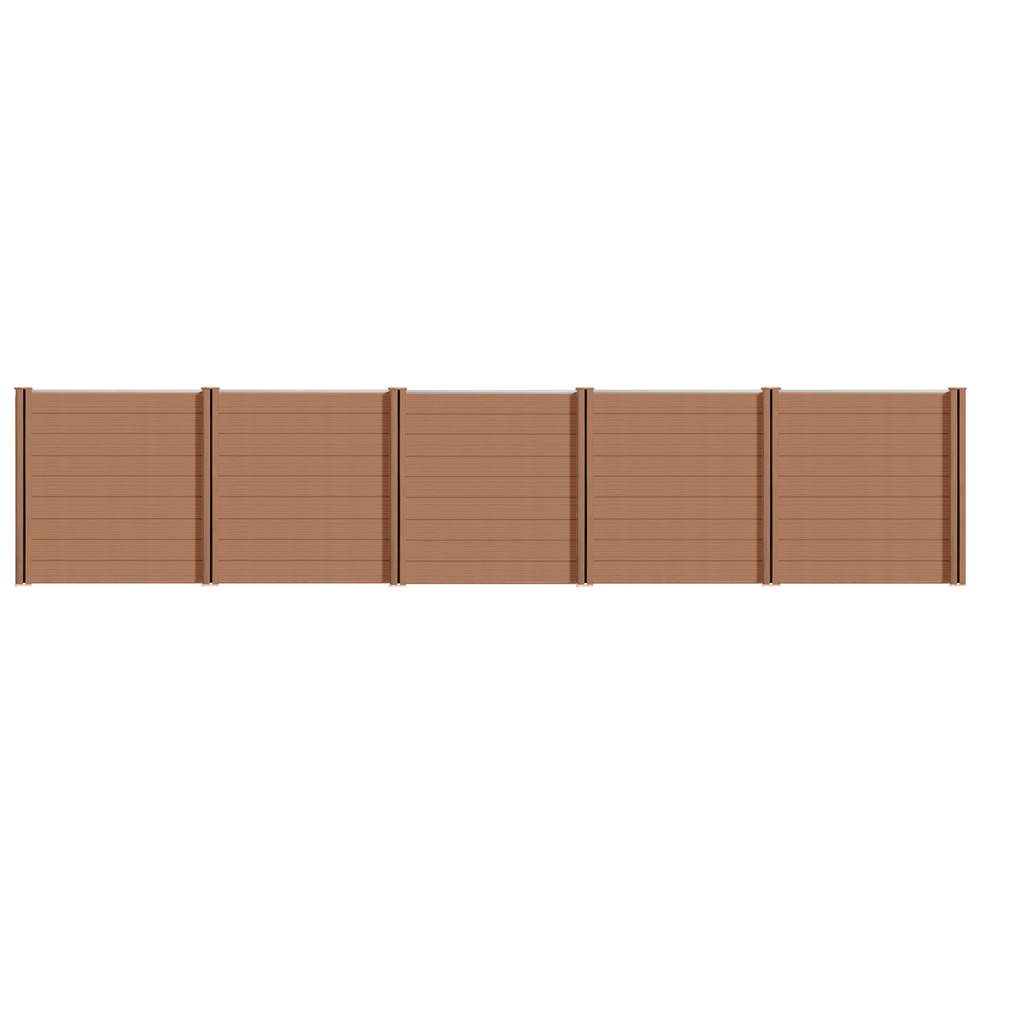 WPC Zaun Garten Sichtschutzzaun Komplettset from Euroharry GmbH, showing a durable wood-plastic composite garden fence with panels.
