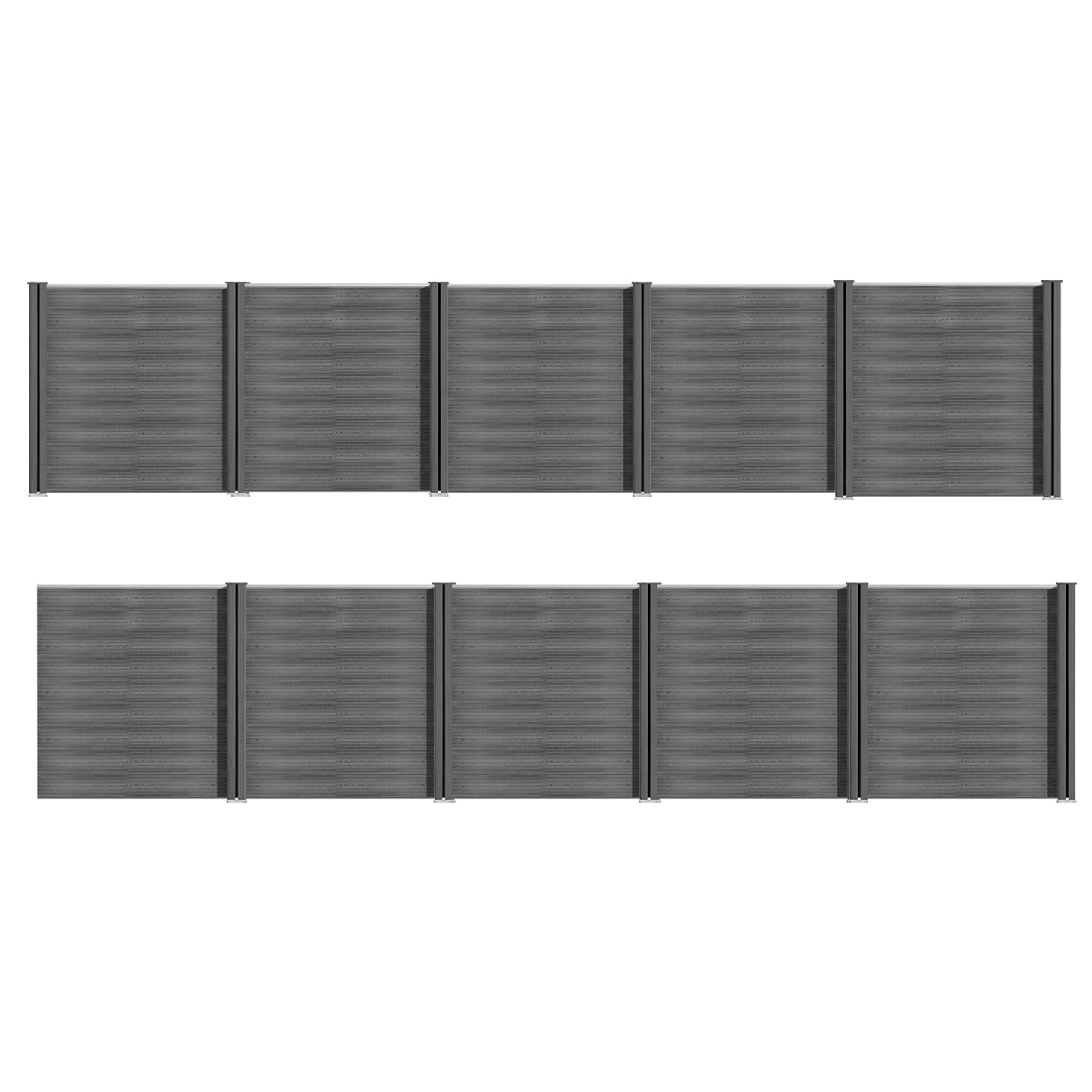 WPC Zaun Garten Sichtschutzzaun Komplettset by Euroharry GmbH, showing assembled wpc zaun panels and fencing for garden privacy.