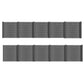 WPC Zaun Garten Sichtschutzzaun Komplettset by Euroharry GmbH, showing assembled wpc zaun panels and fencing for garden privacy.