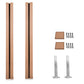 WPC Zaunfeld and post from Euroharry GmbH, customizable garden fence panel with wood-plastic composite material.