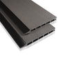 WPC Zaunpaneele mit PE-Material, Alu-Startleiste und Oberkante, Euroharry GmbH WPC Zaun Plus, grau color, outdoor fencing system
