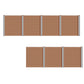 WPC Sichtschutzzaun mit Alu-Pfosten in Grau und Braun, komplettset von Euroharry GmbH, showing fence panels and posts.