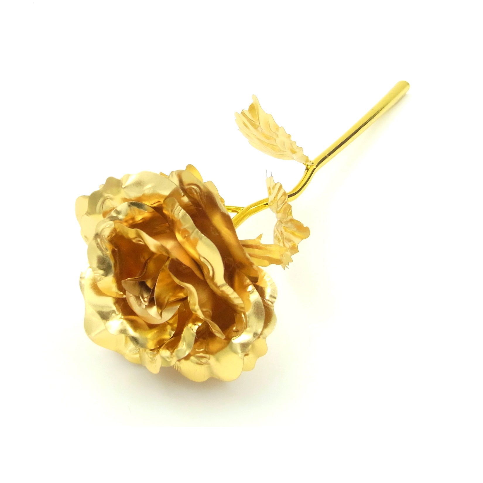 Rose 24K Gold überzogene Rosen Blume mit Geschenk Kasten Valentinstag Muttertag Weihnachtsgeburtstag Golden - Euroharry GmbH