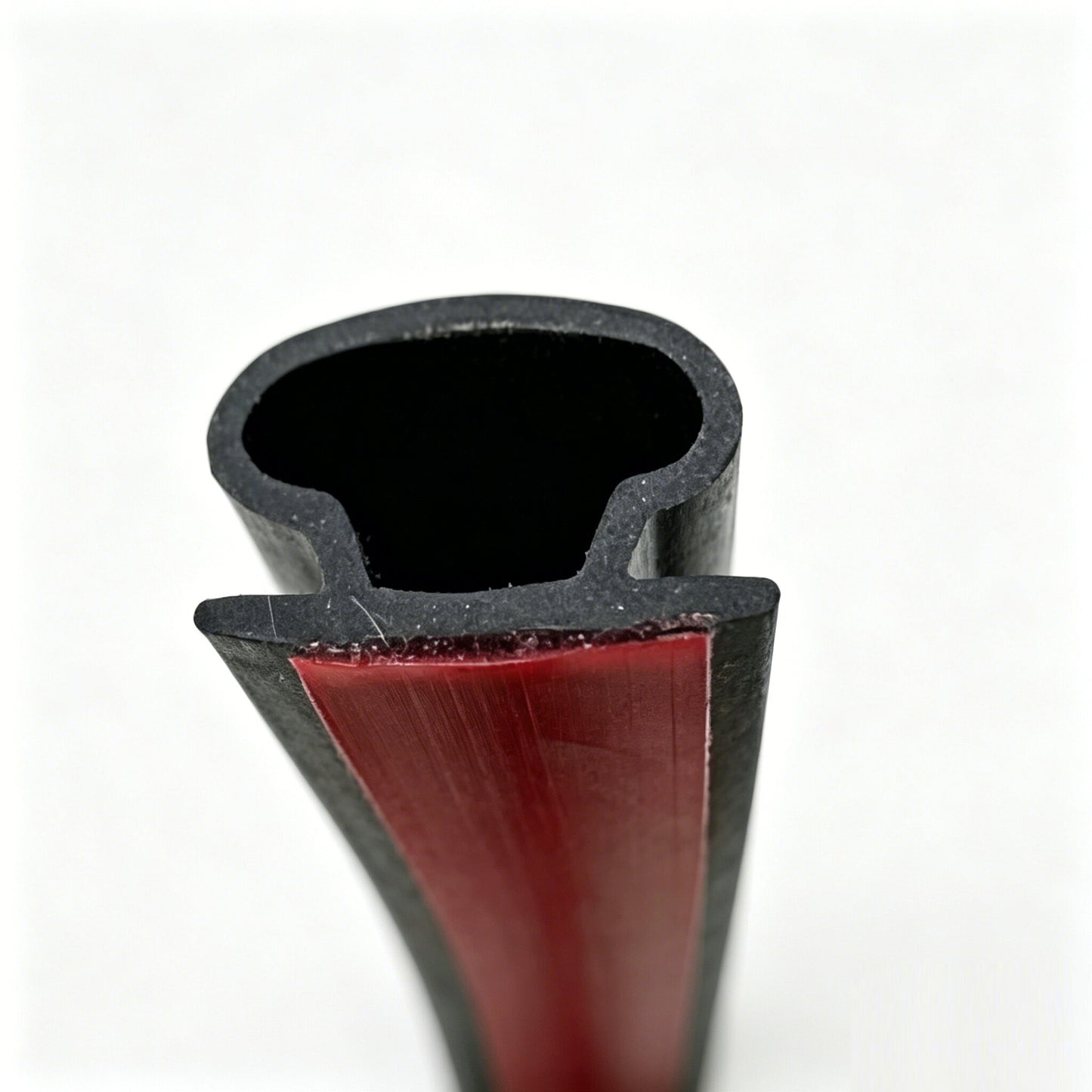 Flexible 1.8m black rubber door sealing strip by Euroharry GmbH, self-adhesive waterproof door and window gasket for sealing gaps.